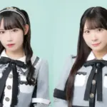 三重テレビ『Mieライブ』に出演するSKE48の浅井裕華と大村杏