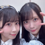 あいちロボフェス1ヶ月前イベントに出演した浅井裕華と井上瑠夏が2ショット