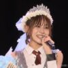 生誕祭でスピーチするSKE48青海ひな乃