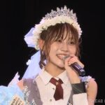 生誕祭でスピーチするSKE48青海ひな乃