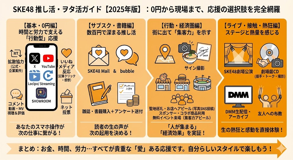 SKE48推し活・ヲタ活ガイド図解まとめ2025