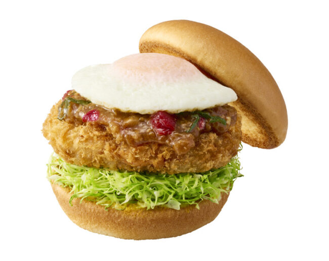 とろ～り 台湾ラーメン風メンチカツバーガー