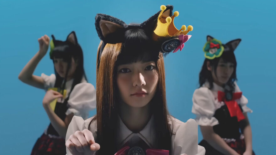 ニャーKB木﨑ゆりあの髪いじり