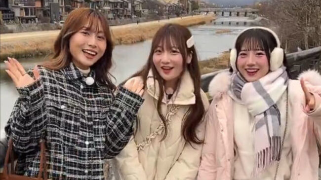 SKE48『はじたび』京都編が2月18日深夜に放送決定！相川暖花・青海ひな乃・池田楓が出演