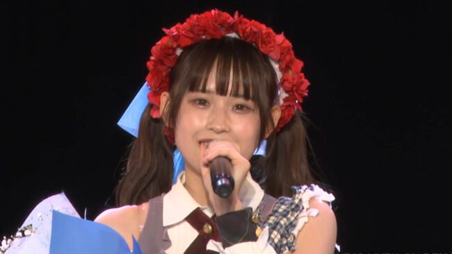 西井美桜生誕祭2026スピーチの様子