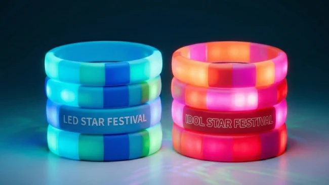 LEDバングルのテスト（ニュースイメージ）