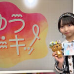 奈良テレビ「ゆうドキッ！」に出演した森本くるみ。奈良市観光大使としてスタジオを訪問し、奈良への愛を語った。